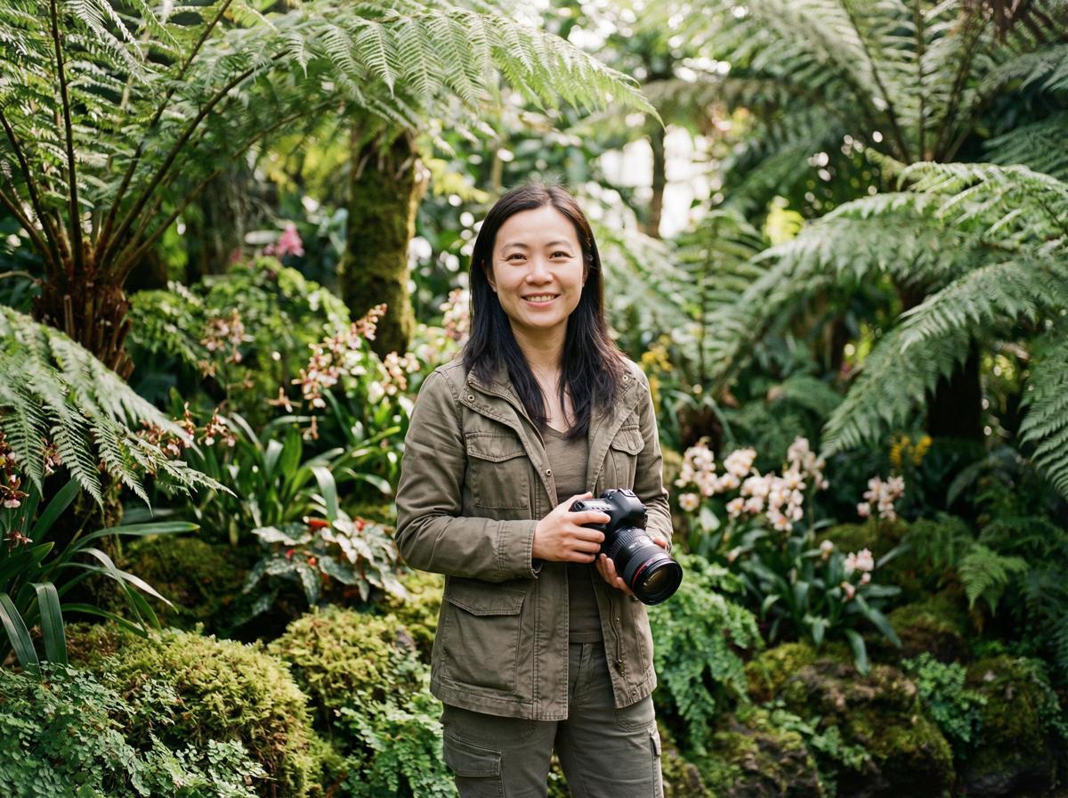 海角网植物摄影师林晓薇